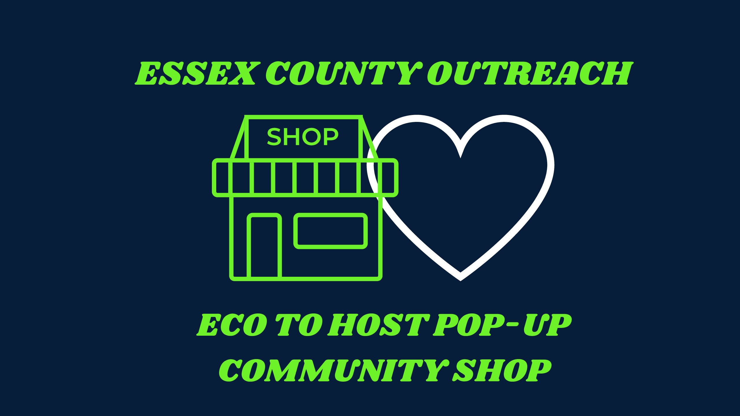 ECO to Host Community Pop-Up Shop on December 14th
